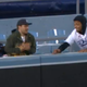 This ‘lucky fan” lost his nachos but got a home run ball.